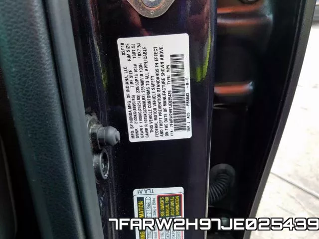 7FARW2H97JE025439 фото 2
