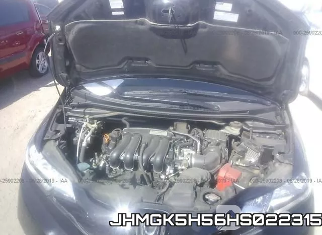 JHMGK5H56HS022315 фото 2