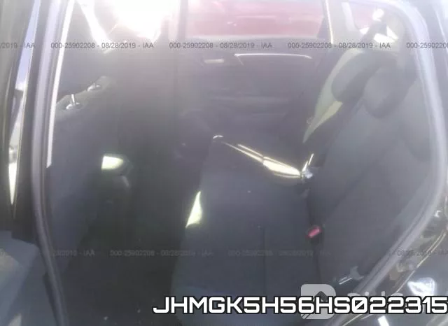 JHMGK5H56HS022315 фото 9