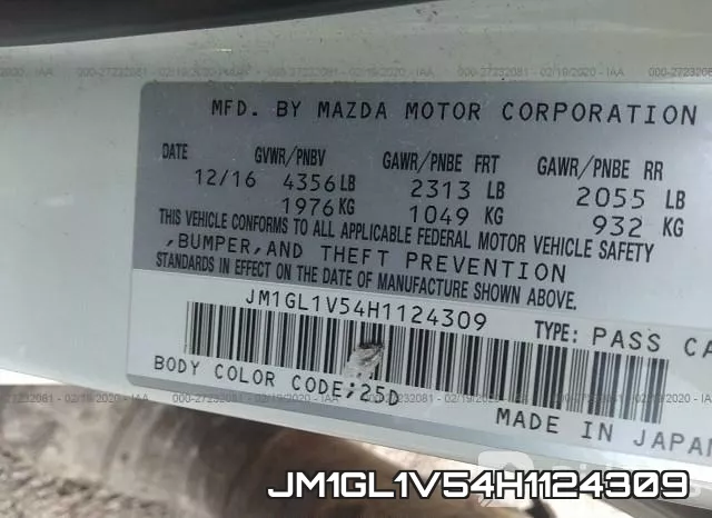 JM1GL1V54H1124309 фото 10