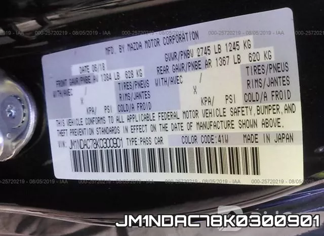 JM1NDAC78K0300901 фото 10