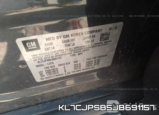 KL7CJPSB5JB691157 фото 10