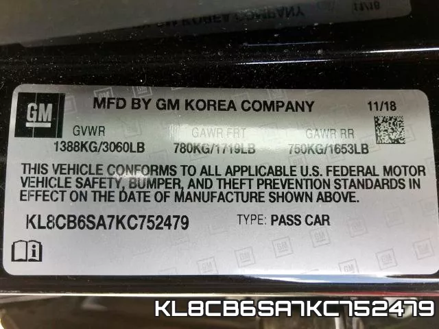 KL8CB6SA7KC752479 фото 2