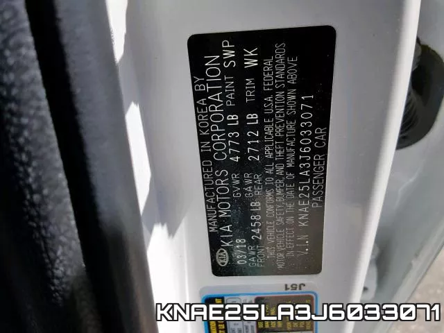 KNAE25LA3J6033071 фото 2
