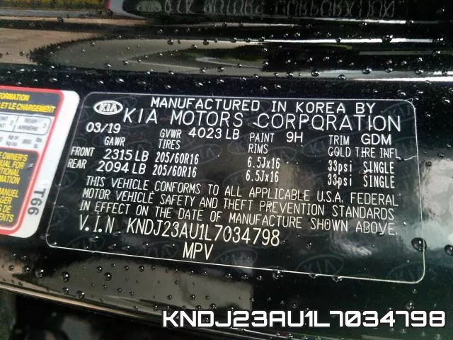 KNDJ23AU1L7034798 фото 2