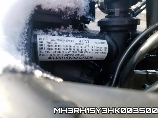 MH3RH15Y3HK003500 фото 2