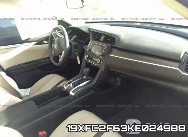 19XFC2F63KE024988 фото 6