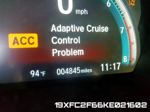 19XFC2F66KE021602 фото 9