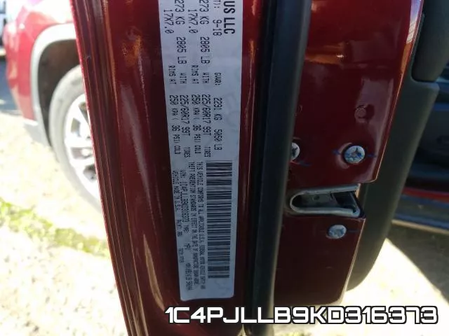 1C4PJLLB9KD316373 фото 2