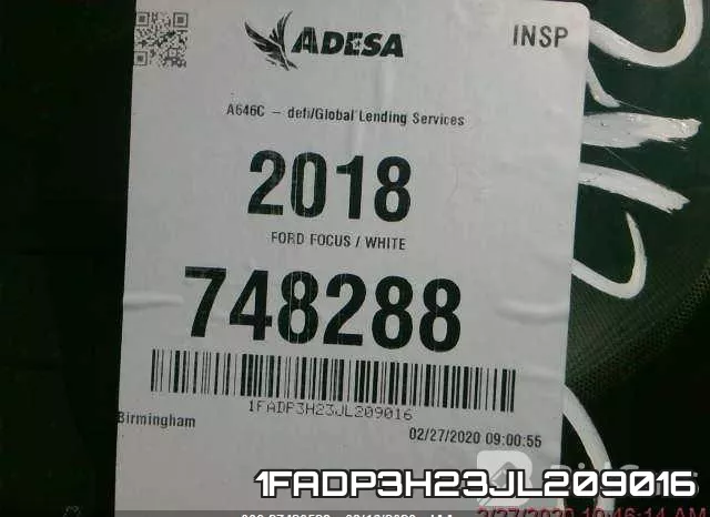 1FADP3H23JL209016 фото 10