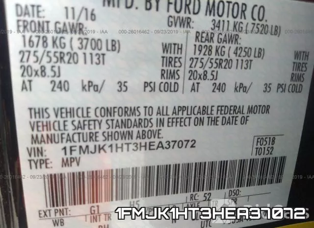 1FMJK1HT3HEA37072 фото 10