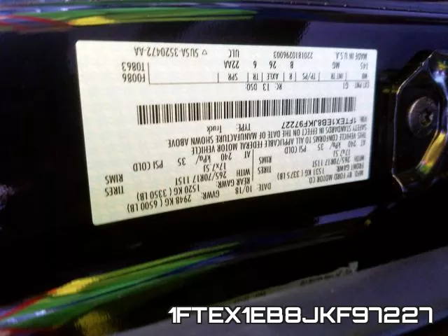 1FTEX1EB8JKF97227 фото 2