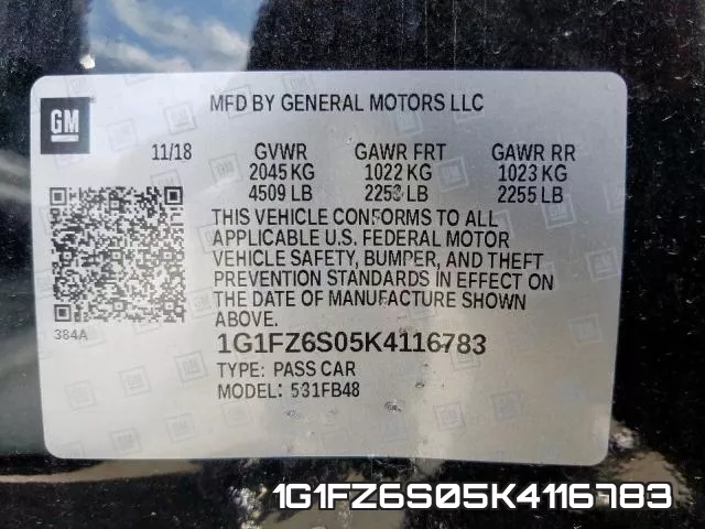 1G1FZ6S05K4116783 фото 2