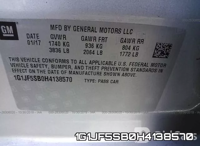 1G1JF5SB0H4138570 фото 10