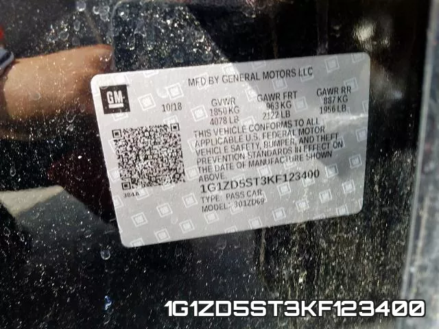 1G1ZD5ST3KF123400 фото 2