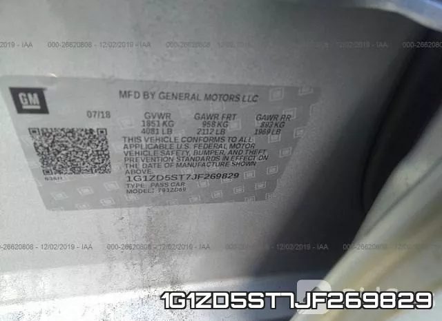 1G1ZD5ST7JF269829 фото 10