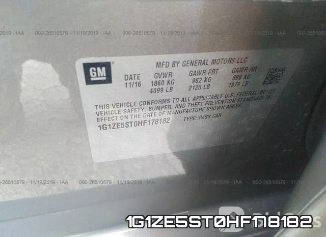 1G1ZE5ST0HF178182 фото 10