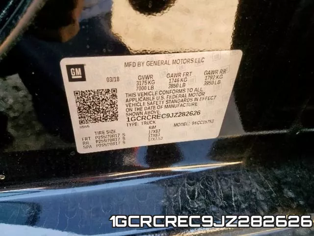 1GCRCREC9JZ282626 фото 2