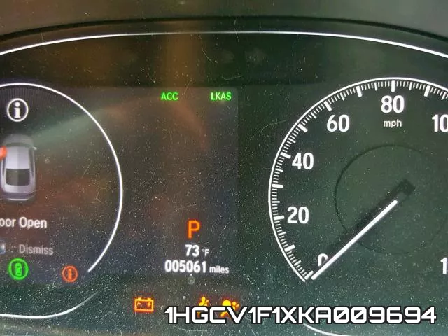 1HGCV1F1XKA009694 фото 9