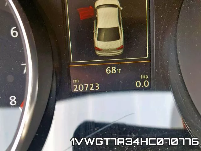 1VWGT7A34HC070776 фото 9