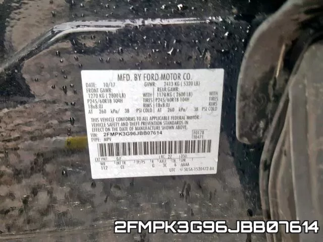 2FMPK3G96JBB07614 фото 2