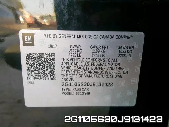 2G1105S30J9131423 фото 2
