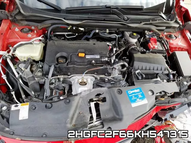 2HGFC2F66KH547315 фото 8