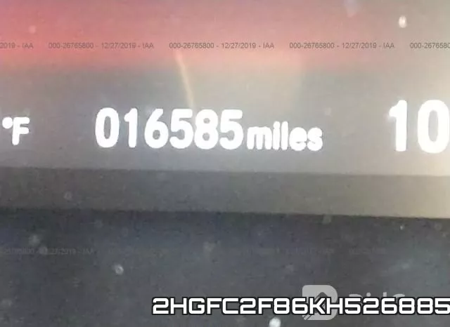 2HGFC2F86KH526885 фото 8
