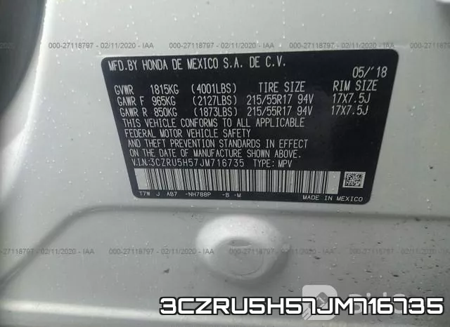 3CZRU5H57JM716735 фото 10