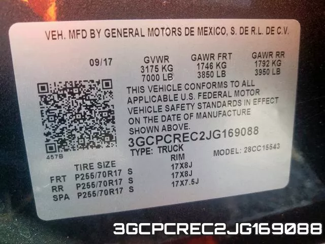 3GCPCREC2JG169088 фото 2