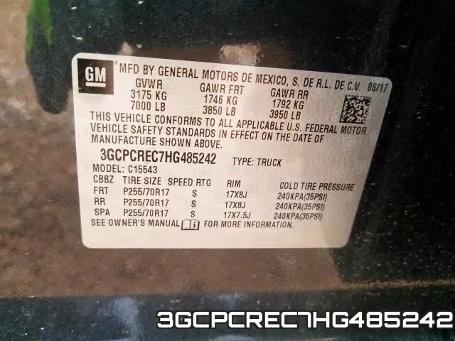 3GCPCREC7HG485242 фото 2