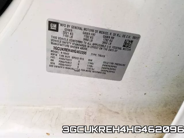 3GCUKREH4HG462096 фото 2