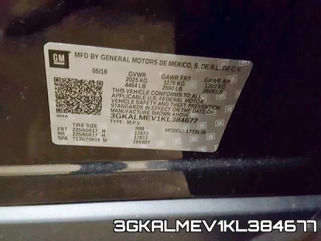 3GKALMEV1KL384677 фото 2