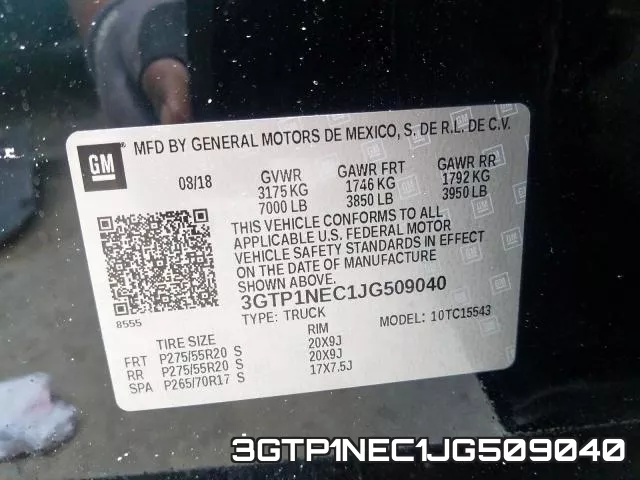 3GTP1NEC1JG509040 фото 2
