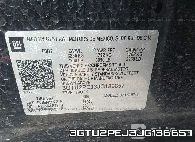 3GTU2PEJ3JG136657 фото 10