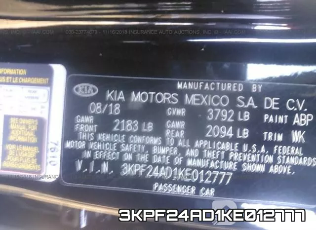 3KPF24AD1KE012777 фото 10