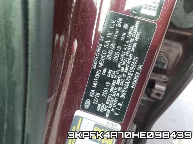 3KPFK4A70HE098439 фото 2