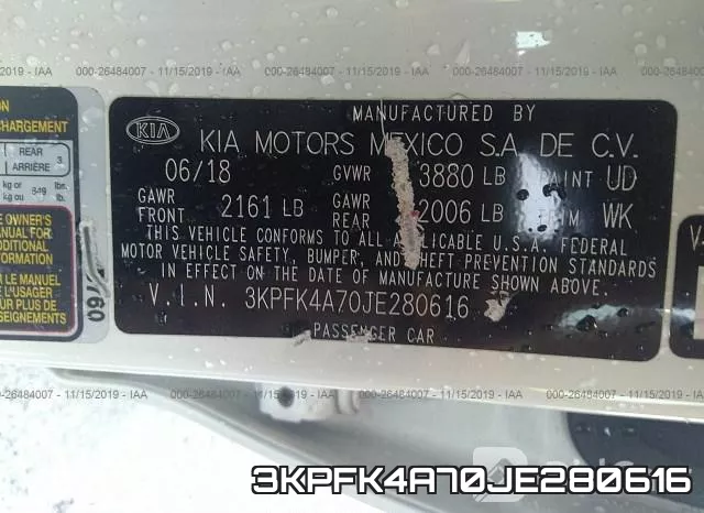 3KPFK4A70JE280616 фото 10