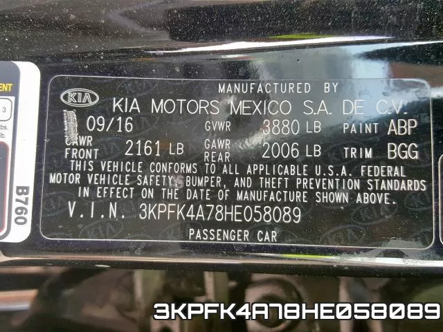 3KPFK4A78HE058089 фото 2