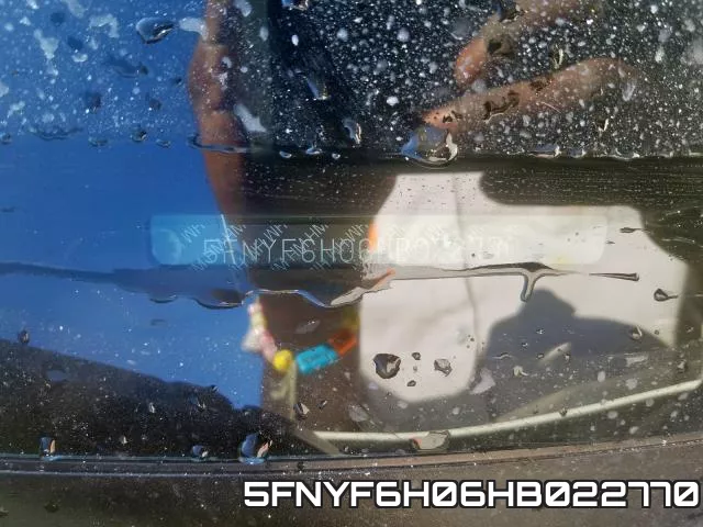 5FNYF6H06HB022770 фото 2