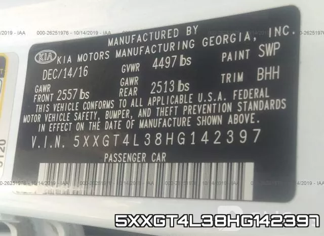 5XXGT4L38HG142397 фото 10