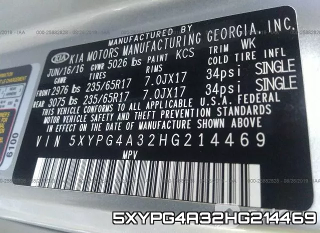 5XYPG4A32HG214469 фото 10