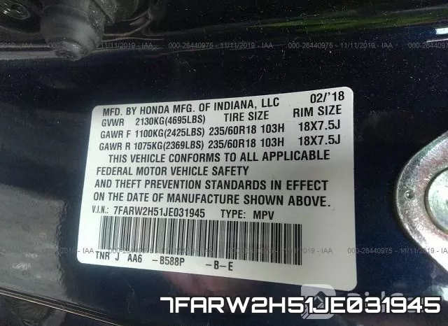 7FARW2H51JE031945 фото 10