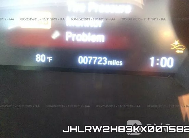 JHLRW2H83KX007582 фото 8