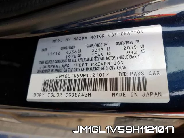 JM1GL1V59H1121017 фото 2