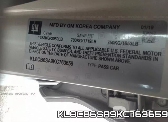 KL8CB6SA9KC763659 фото 10