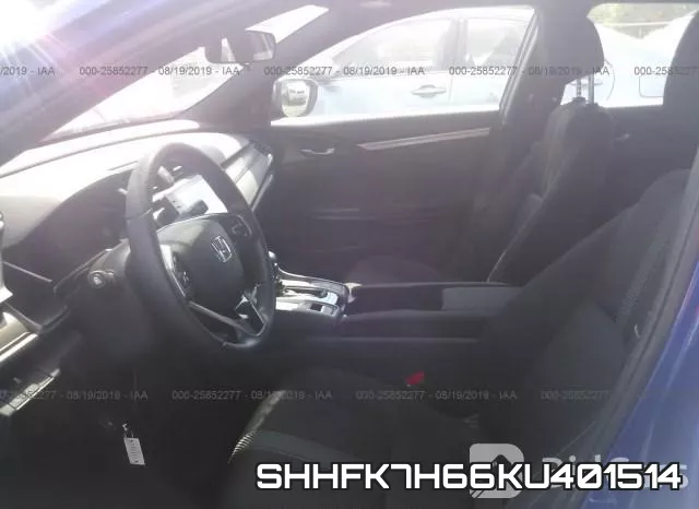 SHHFK7H66KU401514 фото 6