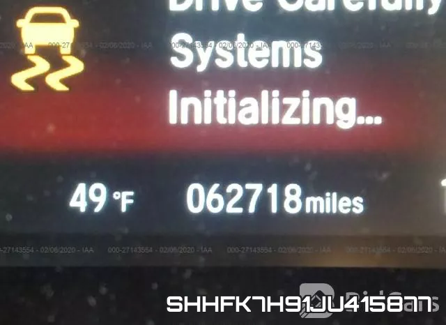 SHHFK7H91JU415877 фото 8
