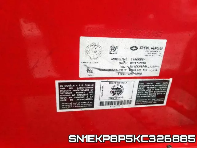 SN1EKP8P5KC326885 фото 2
