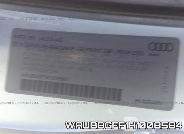 WAUB8GFF1H1008584 фото 10